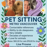 Pet care in Port Coquitlam - Lisa P.